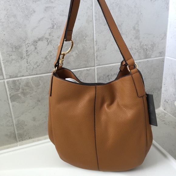 SOLD!  Vince Camuto Jody Hobo Leather - Dark Wheat - Picture 6 of 13
